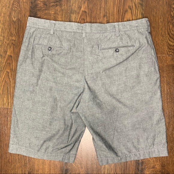 J.Crew Gray Flat Front Golf Casual Cotton Shorts - Picture 4 of 7